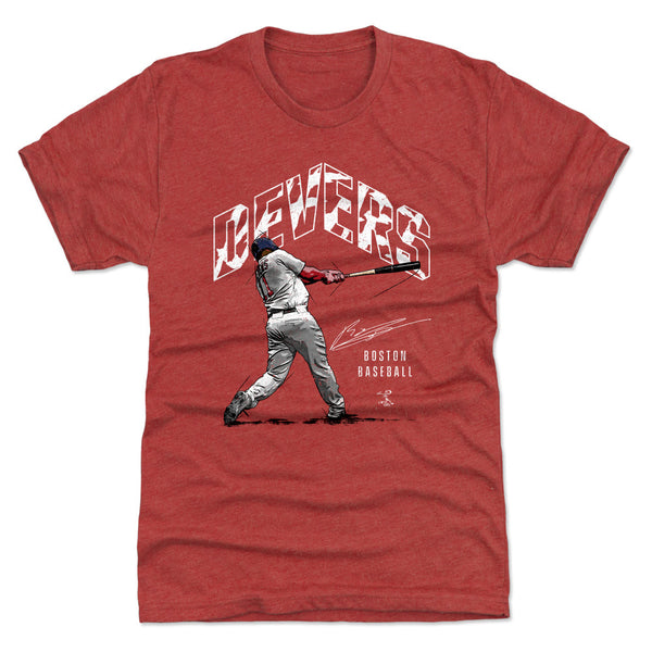 Rafael Devers Kids T-Shirt - Tri Red - Boston | 500 Level Major League Baseball Players Association (MLBPA)