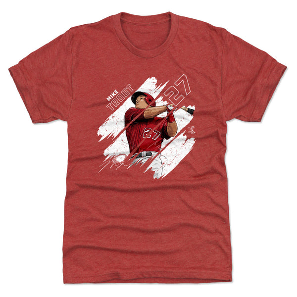  500 LEVEL Mike Trout Shirt (Cotton, Small, Heather