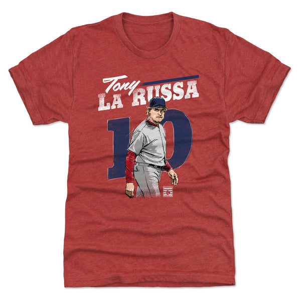 500LVL Tony La Russa Kids T-Shirt - St. Louis Baseball Tony La Russa Retro Wht