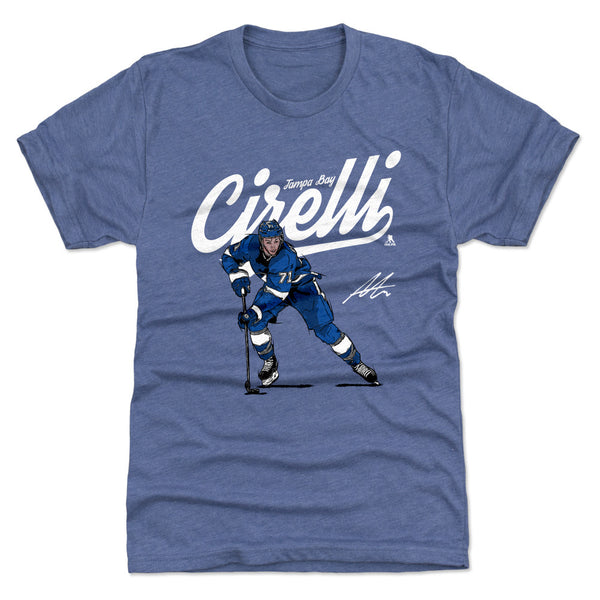 Anthony Cirelli Baseball Tee Shirt, Tampa Bay Hockey Men's Baseball T-Shirt