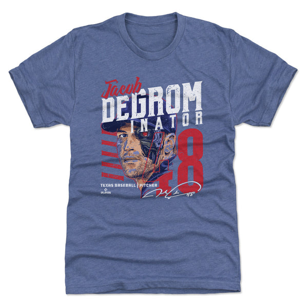  500 LEVEL Jacob deGrom Shirt - Jacob deGrom Texas Cartoon :  Sports & Outdoors