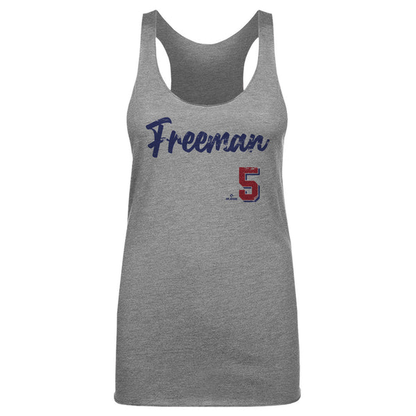  Freddie Freeman Women's Tank Top (Small, Tri Gray) - Freddie  Freeman Los Angeles Sunglasses WHT : Sports & Outdoors