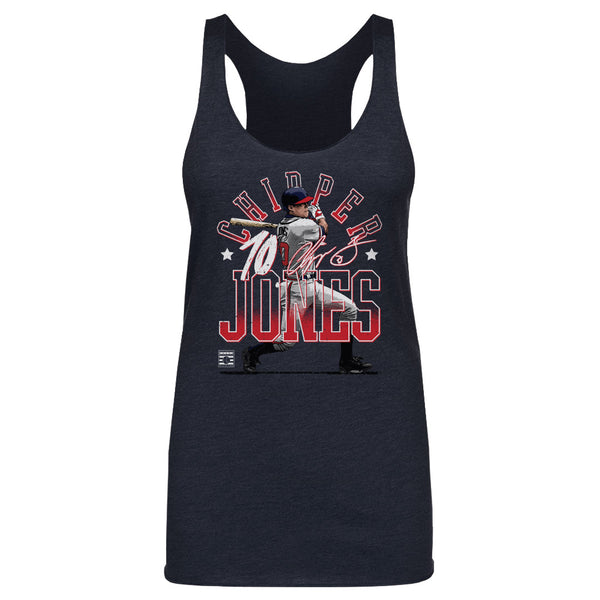 Chipper Jones Men's Premium T-Shirt - Tri Gray - Atlanta | 500 Level