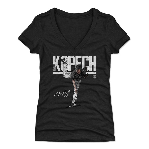 Women's Michael Kopech Name & Number T-Shirt - Black - Tshirtsedge
