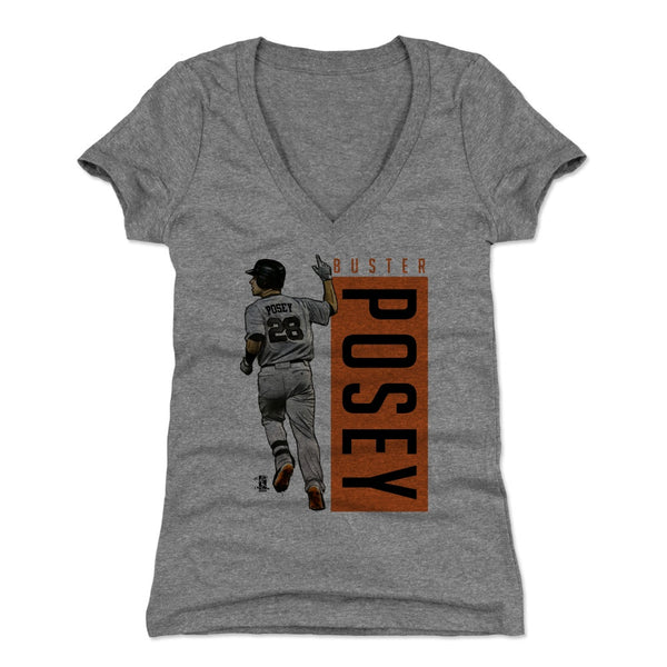 Buster Posey Forever, Women's V-Neck T-Shirt / Large - MLB - Sports Fan Gear | breakingt