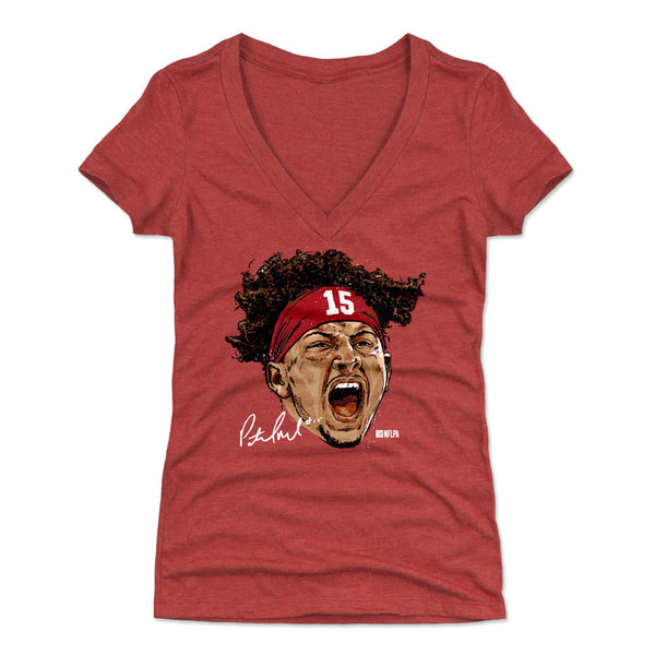 There's No Plays Like Mahomes womens vneck t-shirt