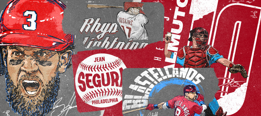 Kyle Schwarber Women's T-Shirt - Red - Philadelphia | 500 Level Major League Baseball Players Association (MLBPA)