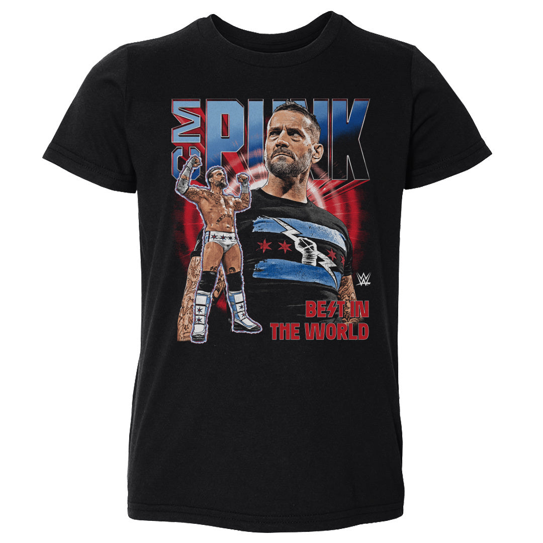 CM Punk Kids Toddler T-Shirt | 500 LEVEL