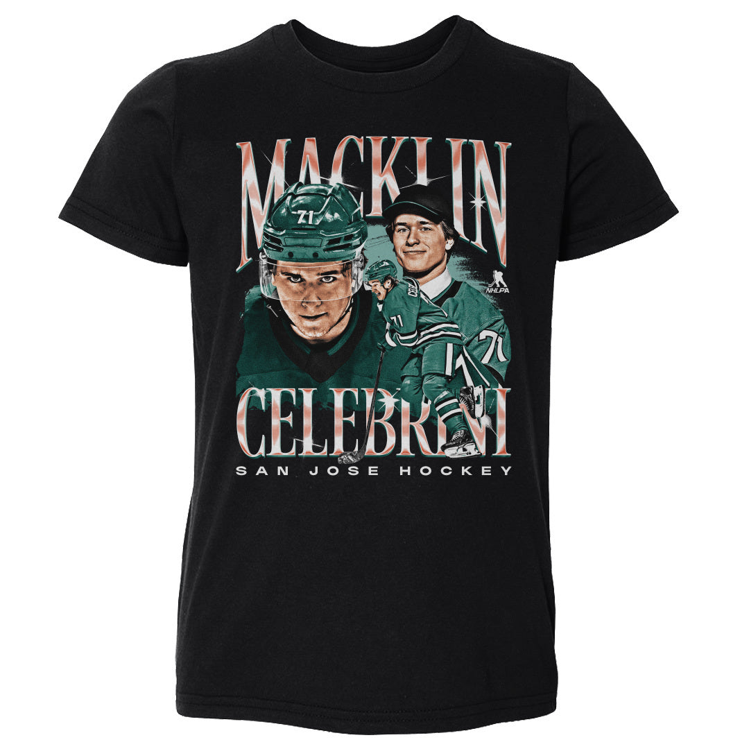 Macklin Celebrini Kids Toddler T-Shirt | 500 LEVEL