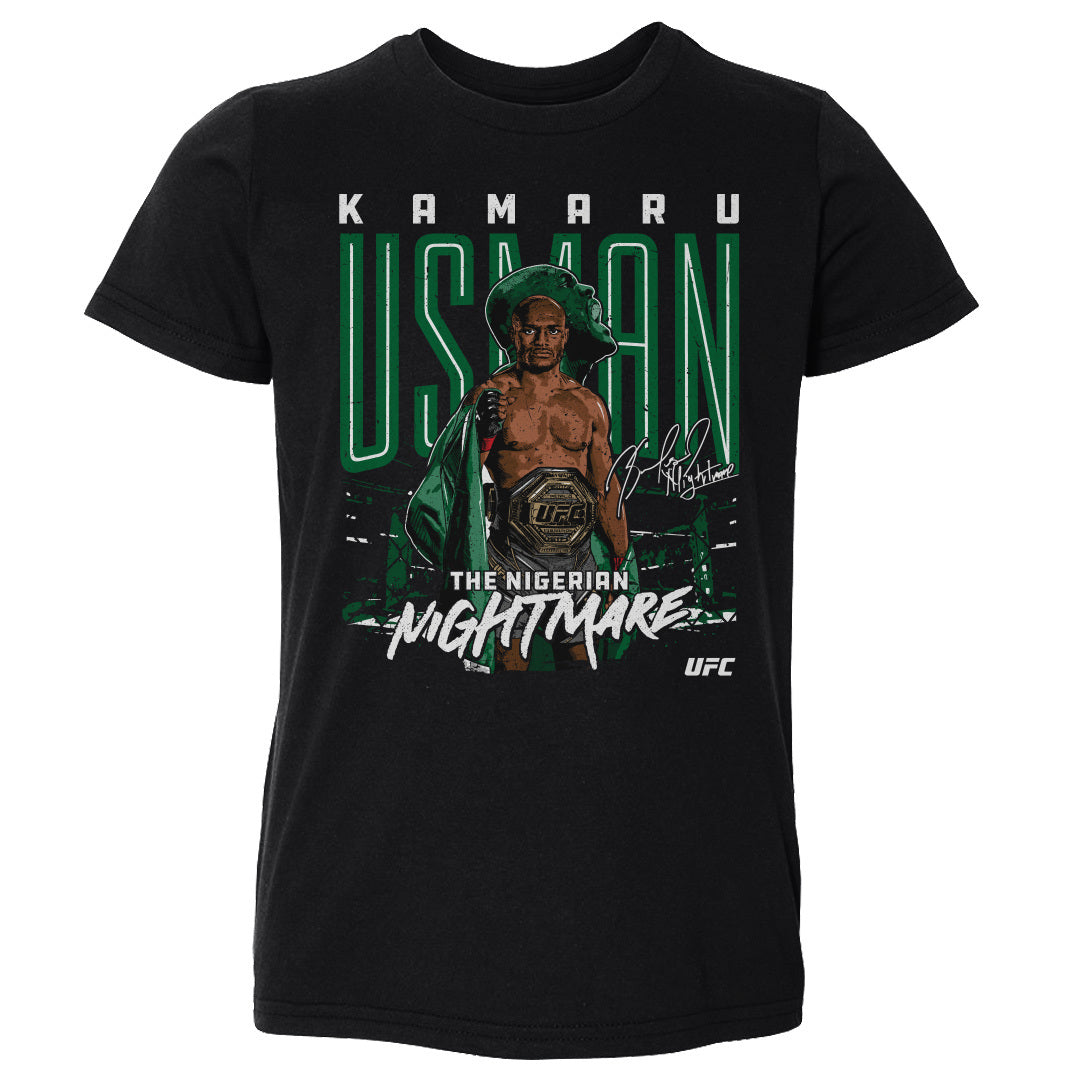 Kamaru Usman Kids Toddler T-Shirt | 500 LEVEL