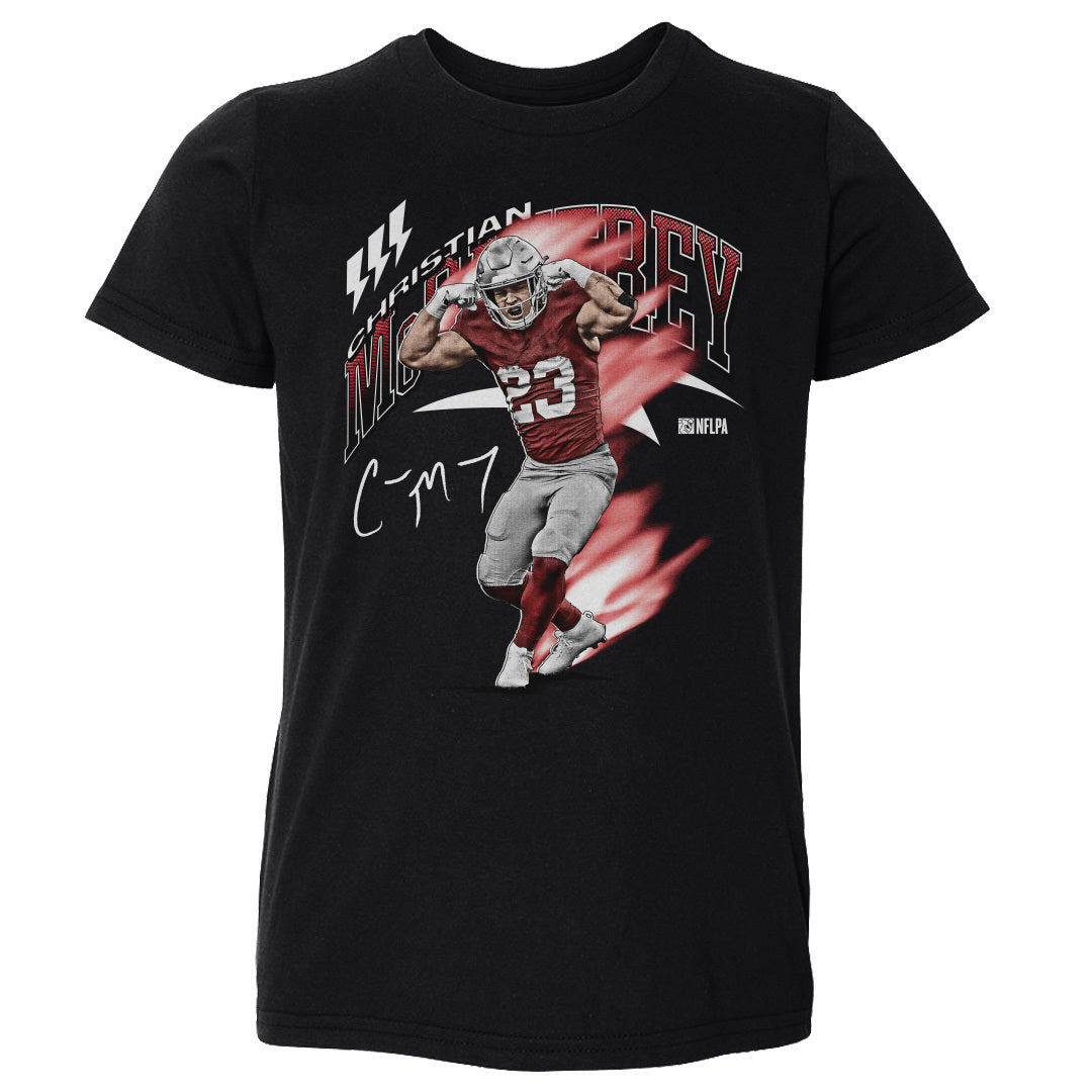 Christian McCaffrey Kids Toddler T-Shirt | 500 LEVEL