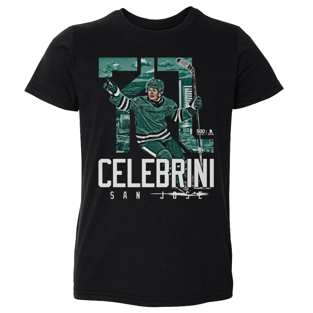 Macklin Celebrini Kids Toddler T-Shirt | 500 LEVEL