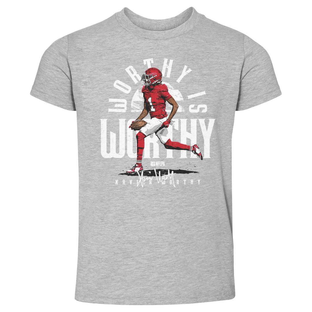 Xavier Worthy Kids Toddler T-Shirt | 500 LEVEL