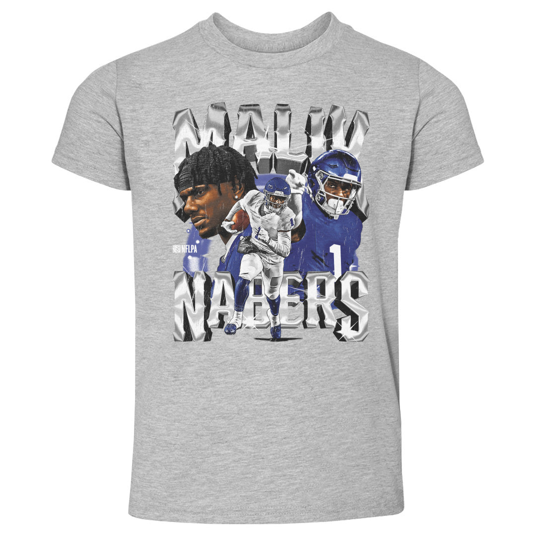 Malik Nabers Kids Toddler T-Shirt | 500 LEVEL