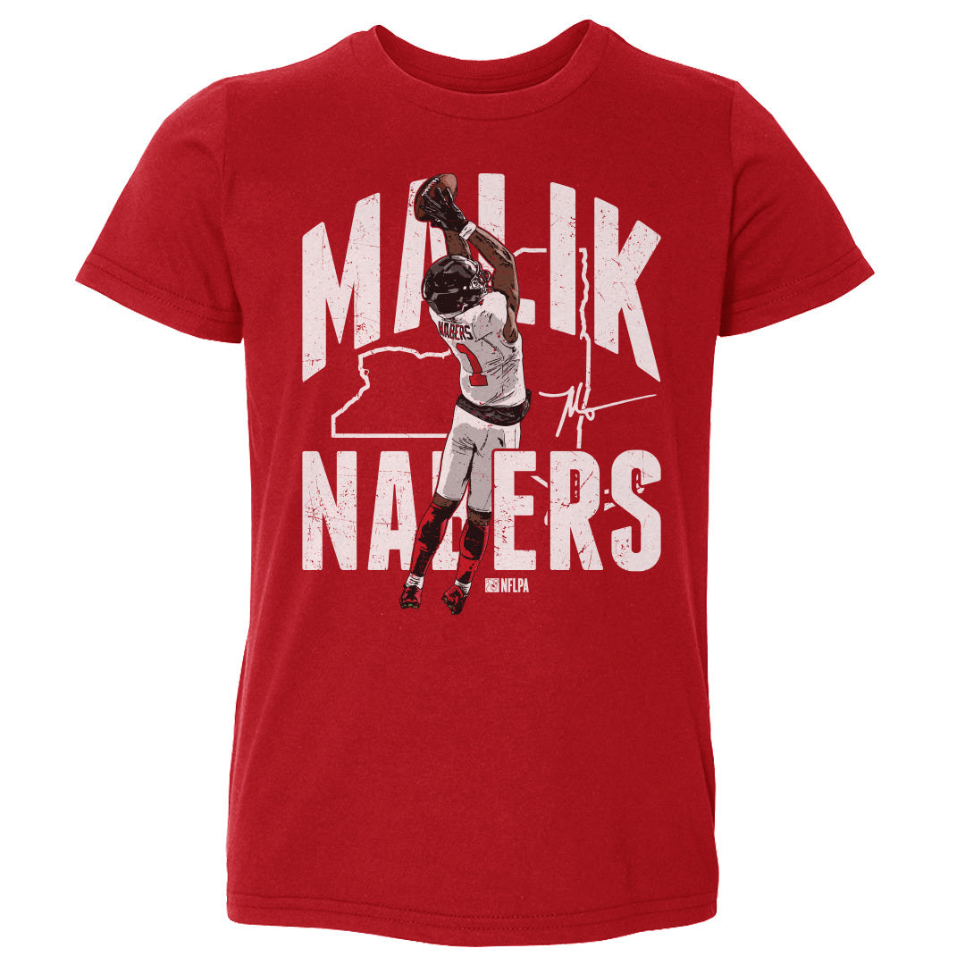 Malik Nabers Kids Toddler T-Shirt | 500 LEVEL