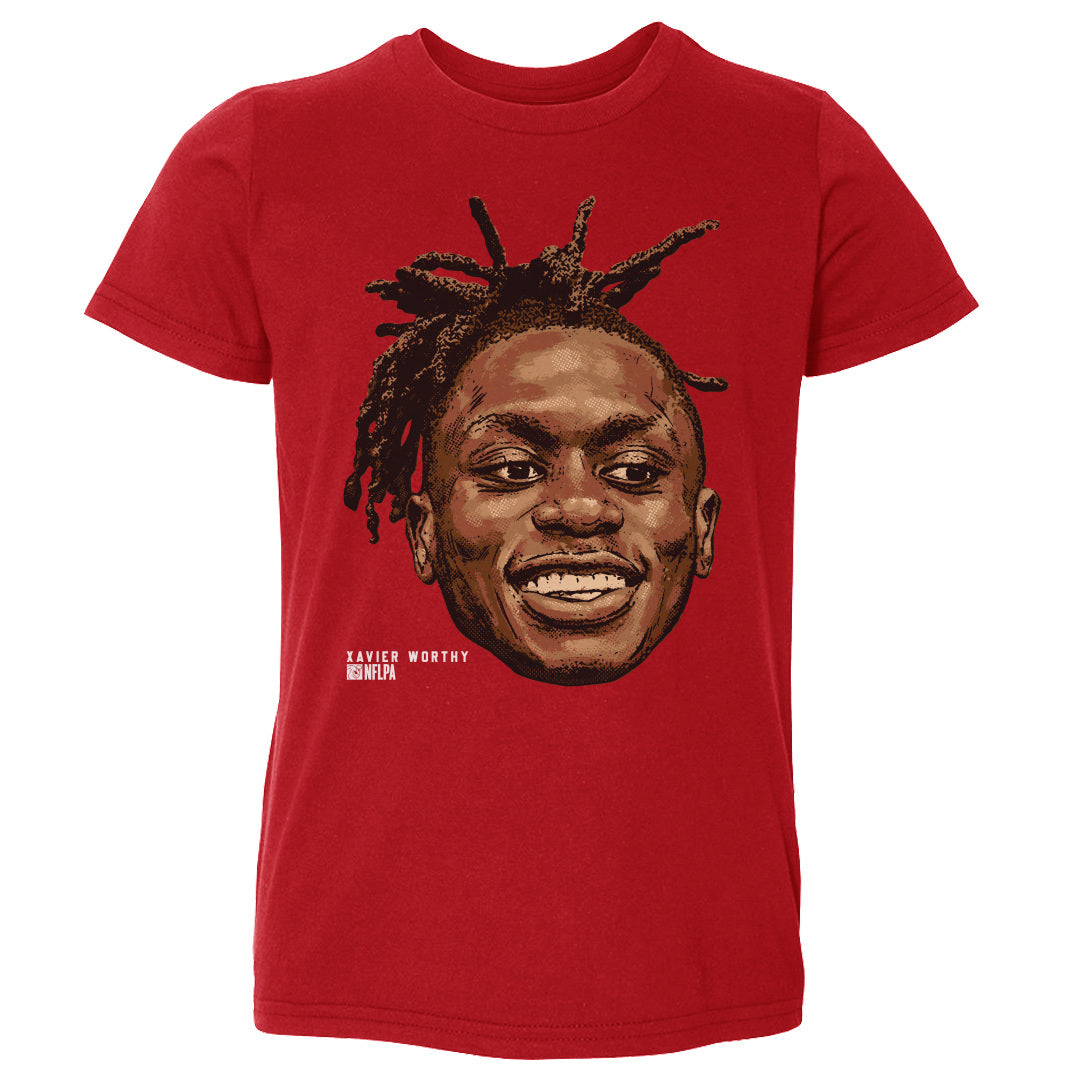 Xavier Worthy Kids Toddler T-Shirt | 500 LEVEL