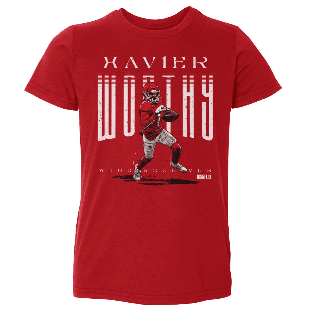 Xavier Worthy Kids Toddler T-Shirt | 500 LEVEL