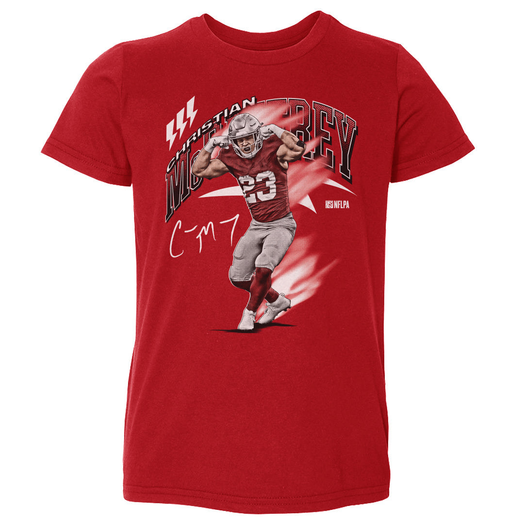 Christian McCaffrey Kids Toddler T-Shirt | 500 LEVEL