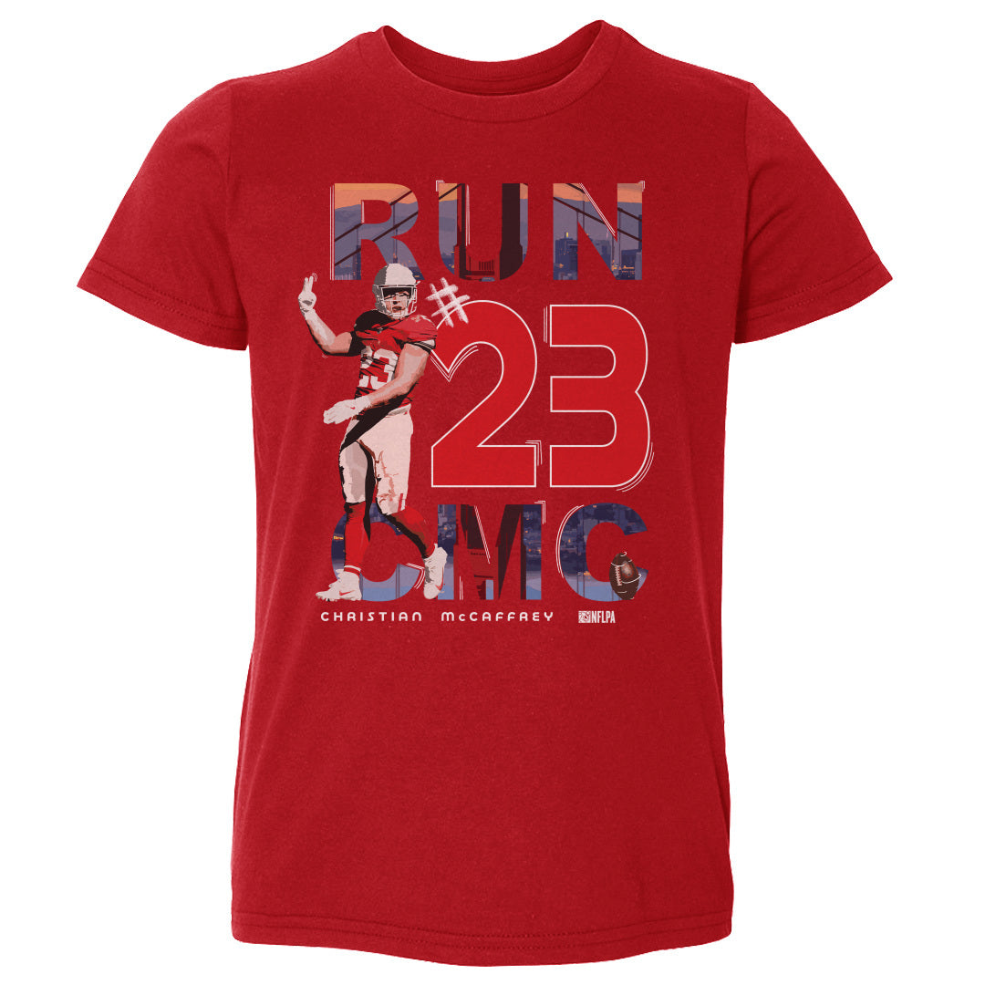 Christian McCaffrey Kids Toddler T-Shirt | 500 LEVEL