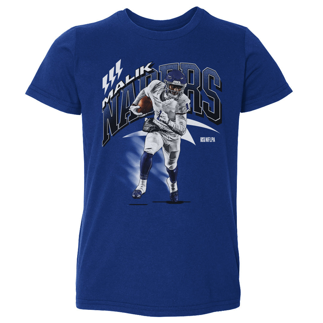 Malik Nabers Kids Toddler T-Shirt | 500 LEVEL