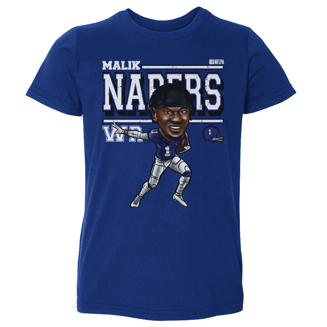 Malik Nabers Kids Toddler T-Shirt | 500 LEVEL