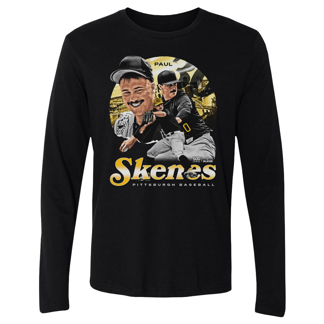 Paul Skenes Men&#39;s Long Sleeve T-Shirt | 500 LEVEL