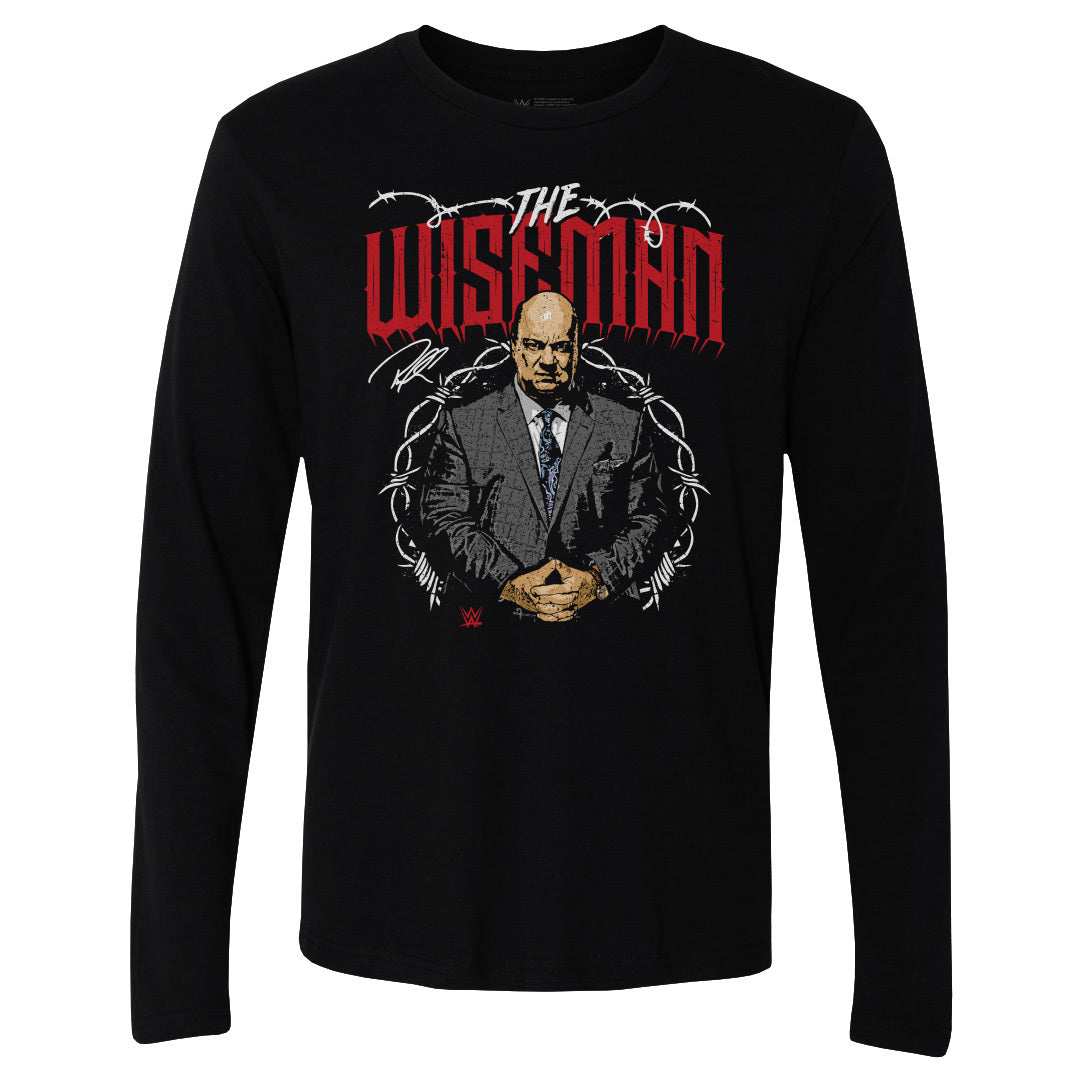 Paul Heyman Men&#39;s Long Sleeve T-Shirt | 500 LEVEL