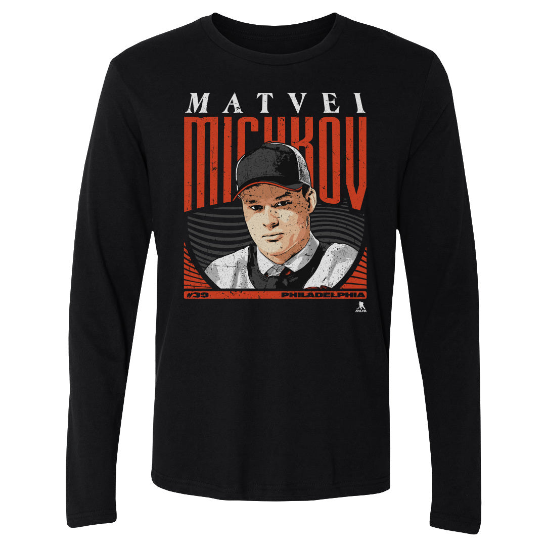 Matvei Michkov Men&#39;s Long Sleeve T-Shirt | 500 LEVEL