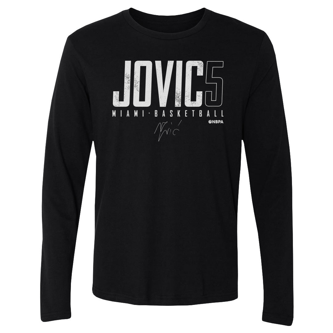 Nikola Jovic Men&#39;s Long Sleeve T-Shirt | 500 LEVEL