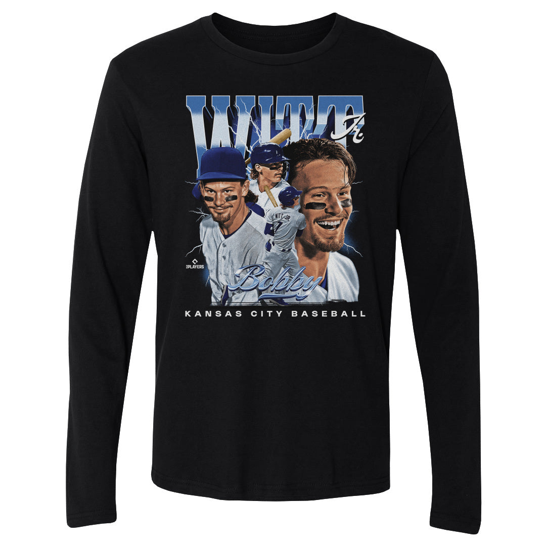 Bobby Witt Jr. Men&#39;s Long Sleeve T-Shirt | 500 LEVEL