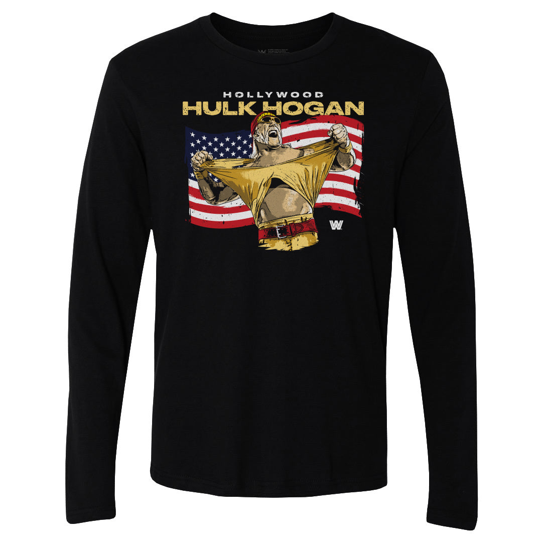 Hulk Hogan Men&#39;s Long Sleeve T-Shirt | 500 LEVEL