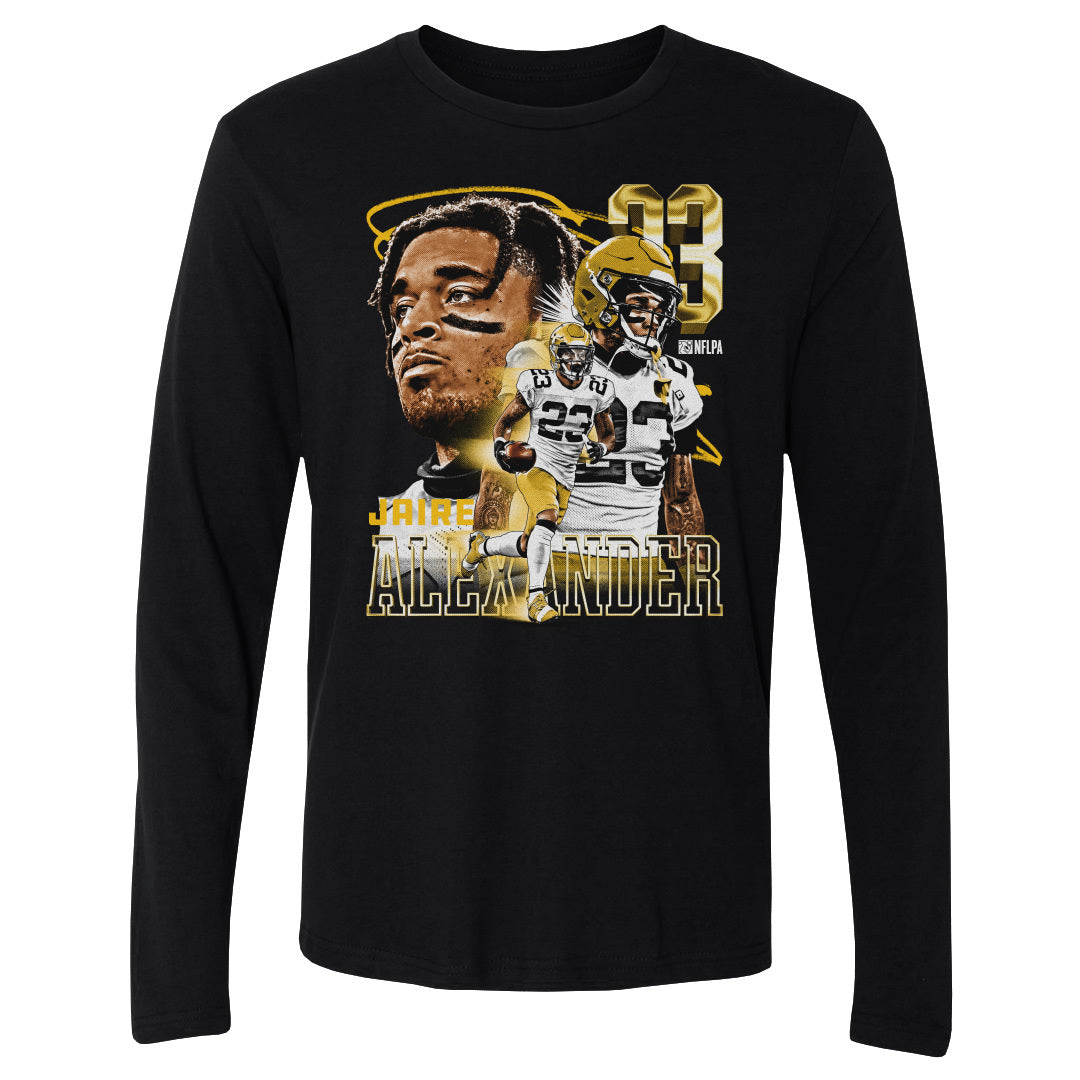 Jaire Alexander Men&#39;s Long Sleeve T-Shirt | 500 LEVEL