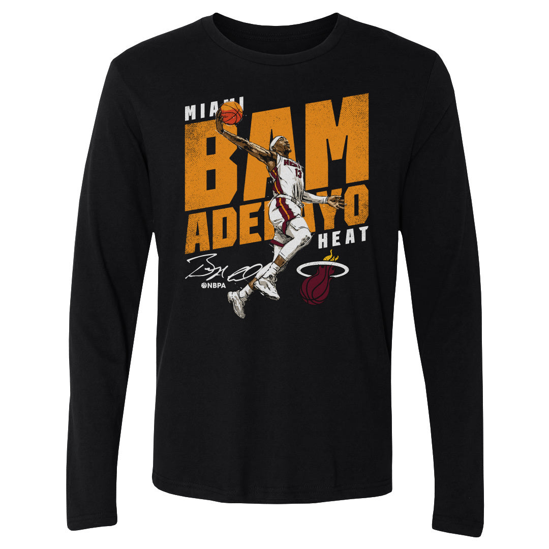 Bam Adebayo Men&#39;s Long Sleeve T-Shirt | 500 LEVEL