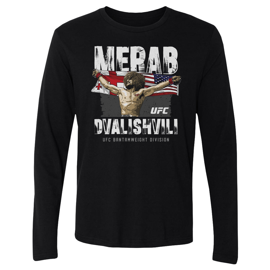 Merab Dvalishvili Men&#39;s Long Sleeve T-Shirt | 500 LEVEL