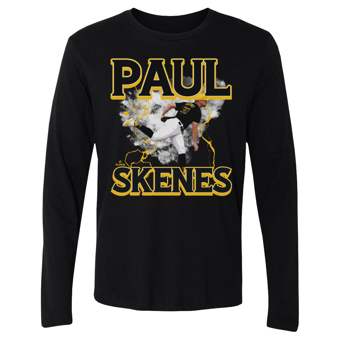 Paul Skenes Men&#39;s Long Sleeve T-Shirt | 500 LEVEL