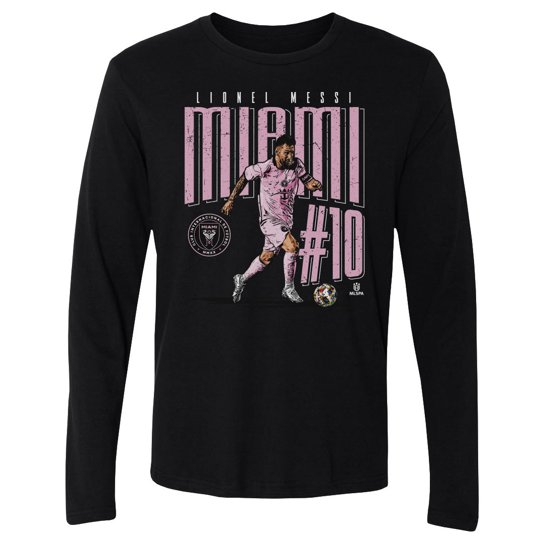 Lionel Messi Men&#39;s Long Sleeve T-Shirt | 500 LEVEL