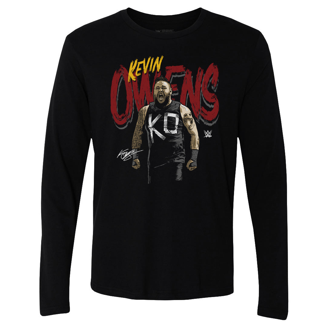 Kevin Owens Men&#39;s Long Sleeve T-Shirt | 500 LEVEL