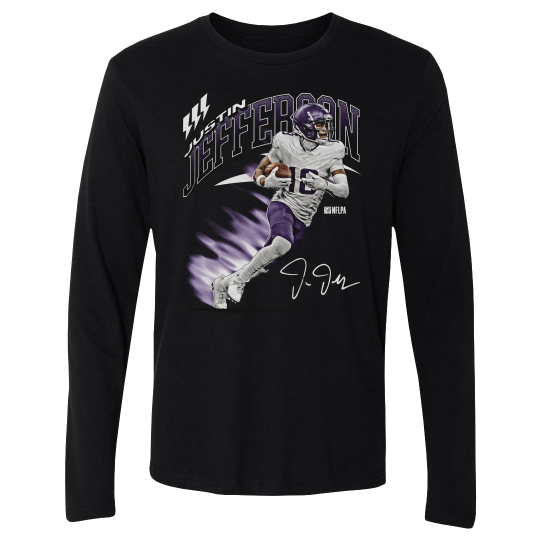 Justin Jefferson Men&#39;s Long Sleeve T-Shirt | 500 LEVEL