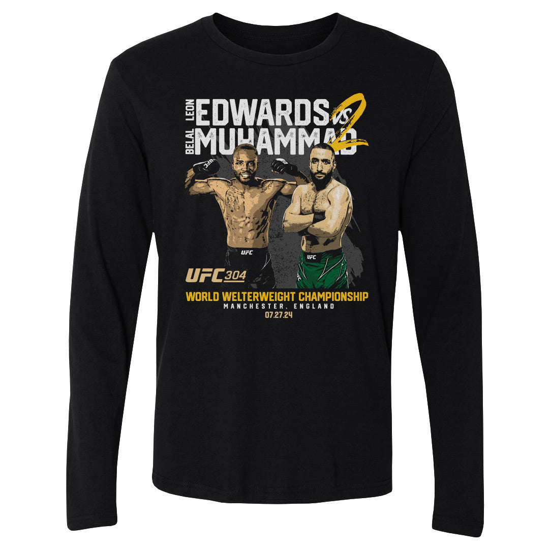 Leon Edwards Men&#39;s Long Sleeve T-Shirt | 500 LEVEL