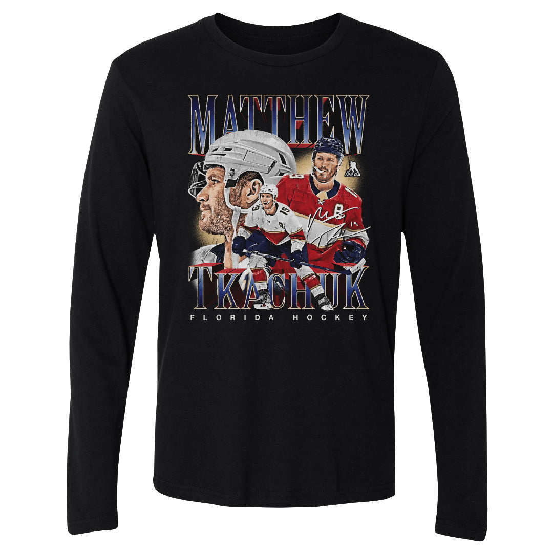 Matthew Tkachuk Men&#39;s Long Sleeve T-Shirt | 500 LEVEL