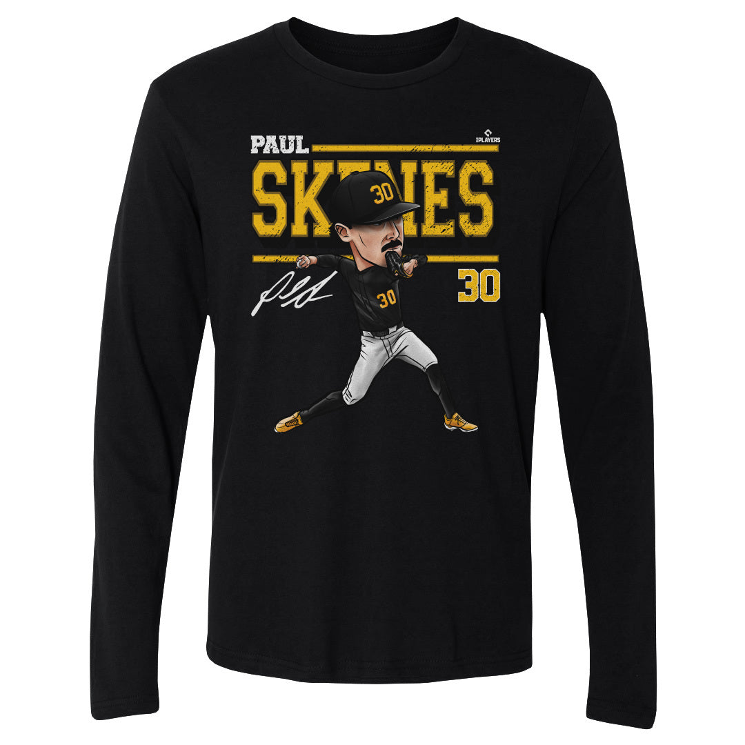 Paul Skenes Men&#39;s Long Sleeve T-Shirt | 500 LEVEL