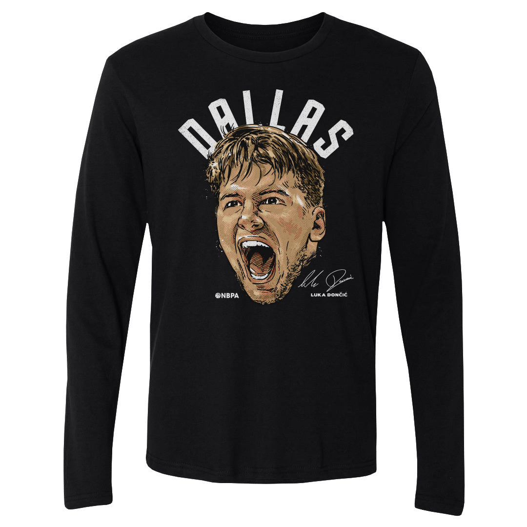 Luka Doncic Men&#39;s Long Sleeve T-Shirt | 500 LEVEL