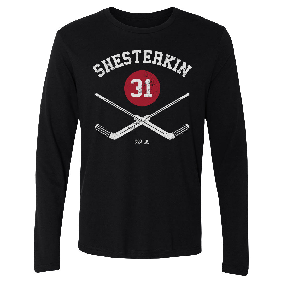 Igor Shesterkin Men&#39;s Long Sleeve T-Shirt | 500 LEVEL