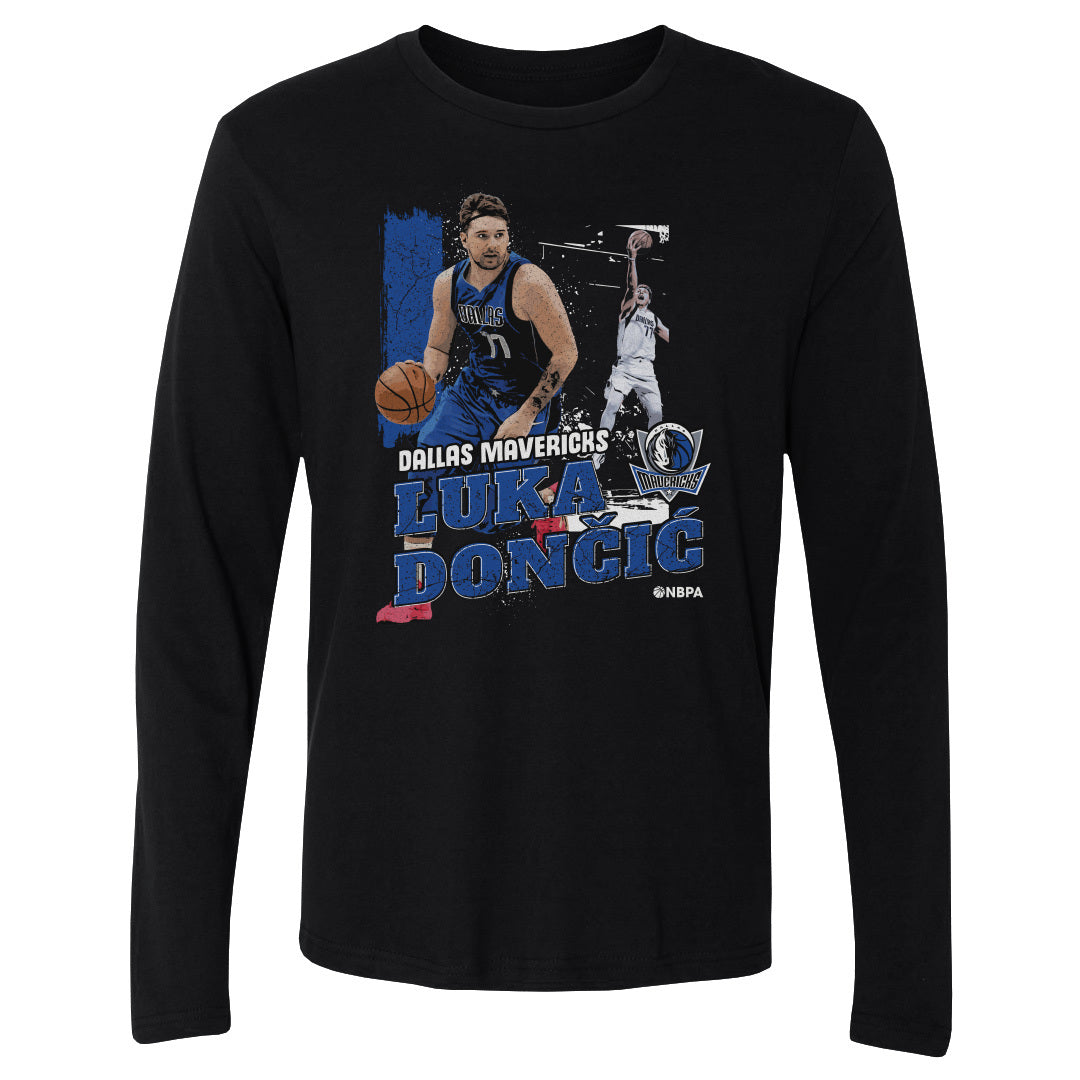 Luka Doncic Men&#39;s Long Sleeve T-Shirt | 500 LEVEL