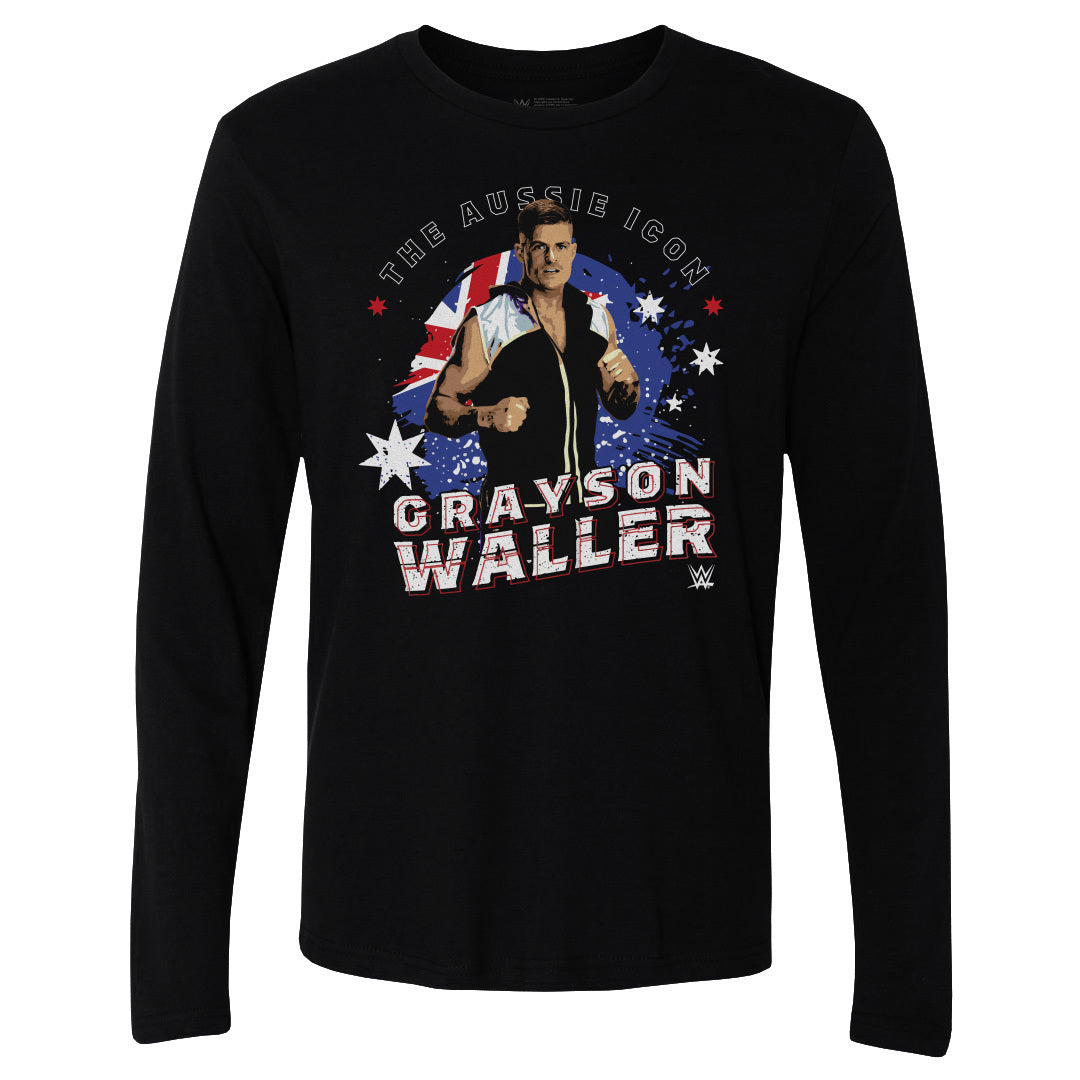 Grayson Waller Men&#39;s Long Sleeve T-Shirt | 500 LEVEL