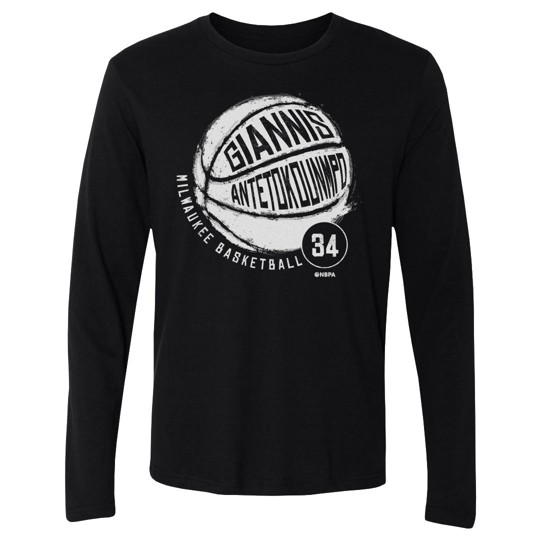 Giannis Antetokounmpo Men&#39;s Long Sleeve T-Shirt | 500 LEVEL