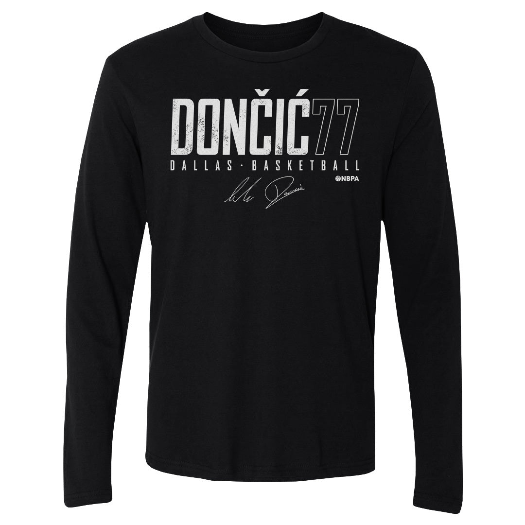 Luka Doncic Men&#39;s Long Sleeve T-Shirt | 500 LEVEL