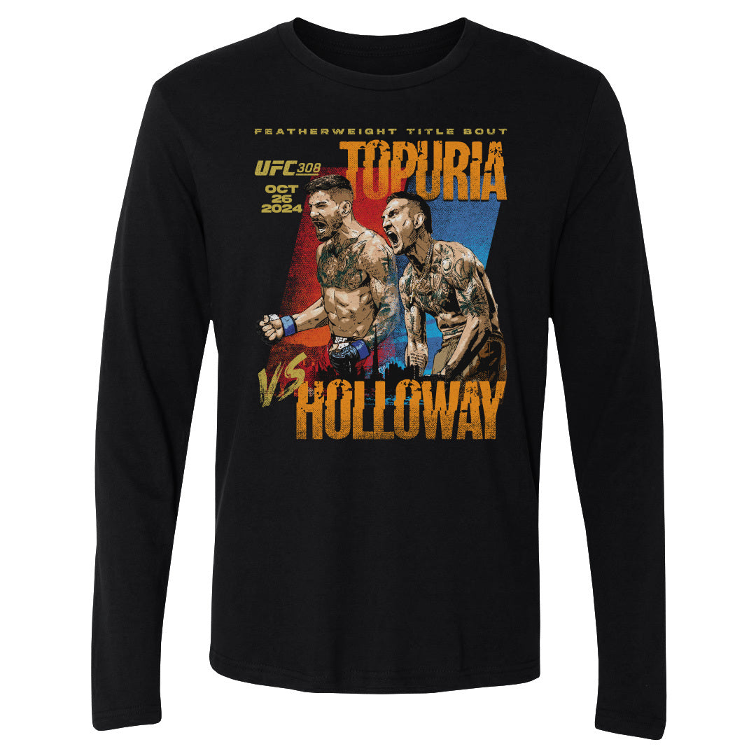 Ilia Topuria Men&#39;s Long Sleeve T-Shirt | 500 LEVEL