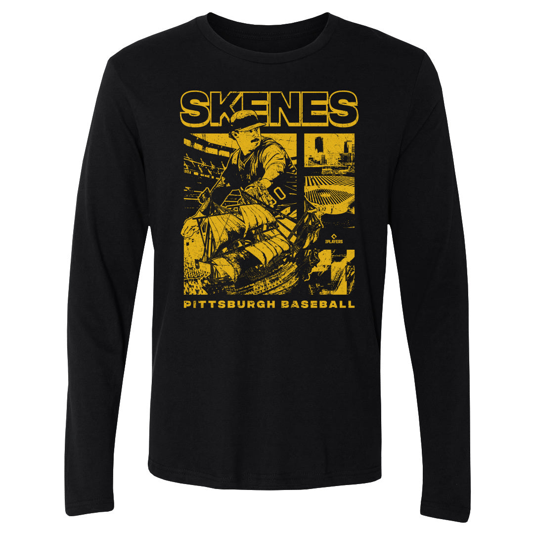 Paul Skenes Men&#39;s Long Sleeve T-Shirt | 500 LEVEL