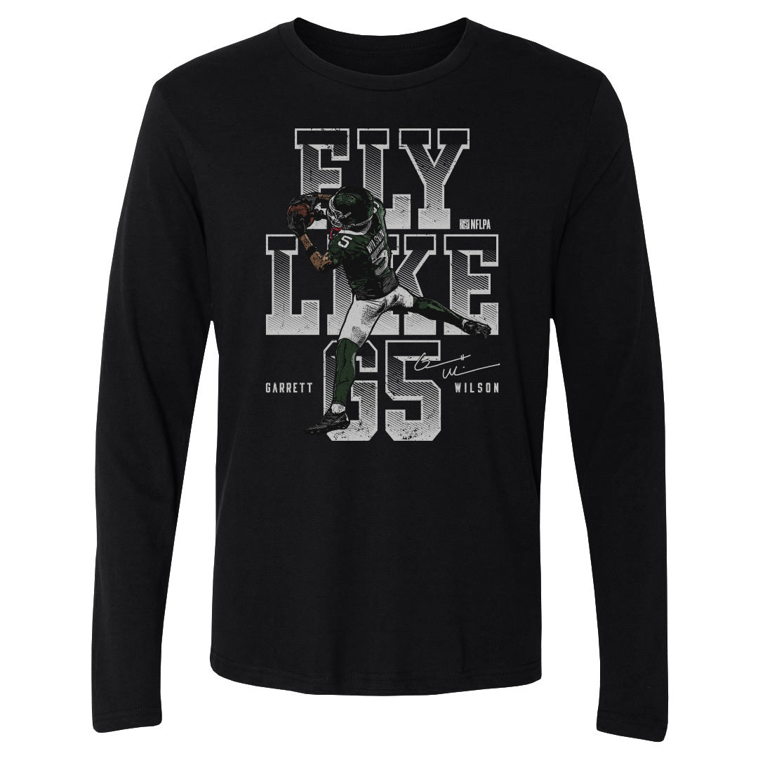 Garrett Wilson Men&#39;s Long Sleeve T-Shirt | 500 LEVEL